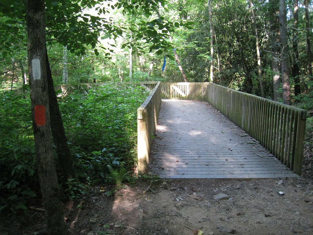 Helen to Unicoi 2010 0200.jpg - The trail from Helen Georgia to the lodge at Unicoi State Park makes a fun six mile run. July 2010 and 90 degrees makes it a little bit more of a workout.